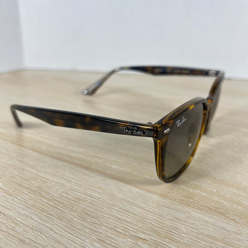 Ray-Ban RB4258 710/11 Polished Tortoise Full Rim Eyeglasses READ DESC 50-20-145 - Picture 2 of 15
